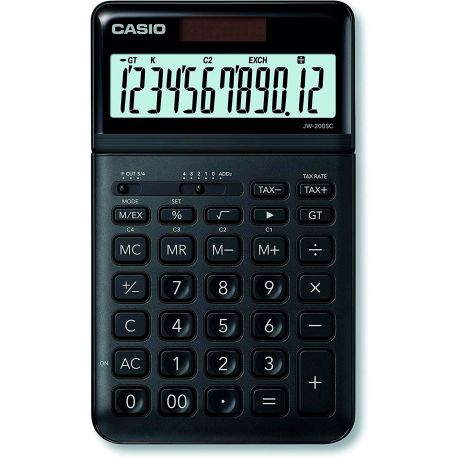 Calcolatrice da tavolo Casio JW-200sc nero g