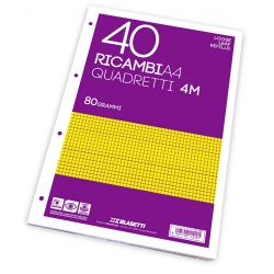 Ricambio protocollo 21x30 50fg 4mm