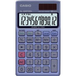 Calcolatrice Casio SL320 TE 12c. Tascabile