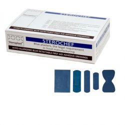 Cerotti Blu Detectable ass. 5 misure 100pz. PVS