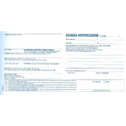 Cf.100 schede notifica alberghi 3 copie DU18403CP00