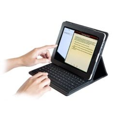 Custodia magn.+tastiera per iPad/iPad2