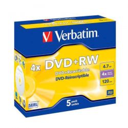 DVD+RW Verbatim 4,7GB Jewel Case