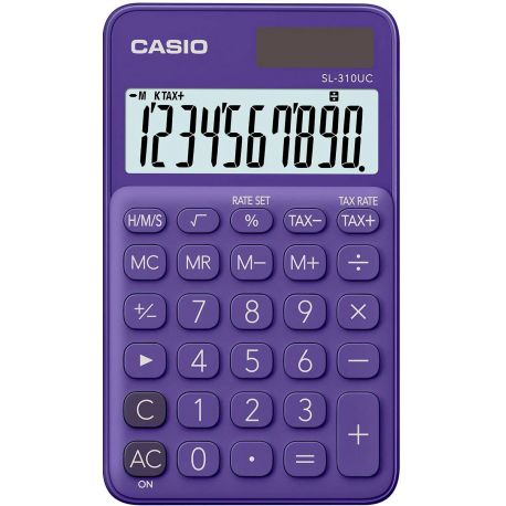 Calcolatrice tascabile Casio SL-310uc porpora c