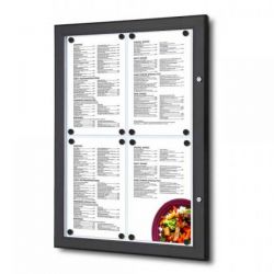 Bacheca da parete a led 4xA4 cm 50x68h