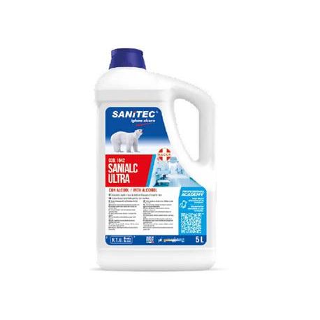 Detergente Sanialc Ultra tanica 5lt 77% alcool
