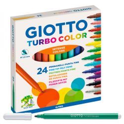 Cf.24 pennarelli colorati Giotto Turbocolor