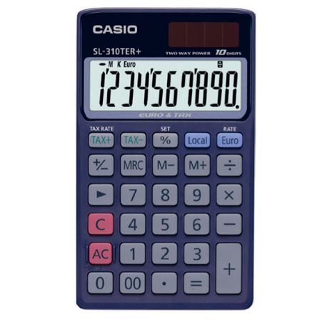 Calcolatrice Casio SL310 ER 10c. tascabile