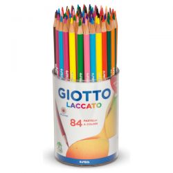 Barattolo 84 matite Giotto laccate