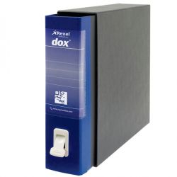 Registratore Dox 2 262 protocollo dorso cm 8 blu