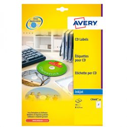 Etichette Avery C9660 CD glossy 2et./25fg