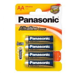 Pile stilo cf.4 pezzi AA Panasonic Alkaline