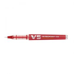 Roller Pilot Hi-Techpoint V-7 rosso ricaricabile
