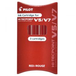 Cf.3 Refill Hi-tecpoint V5-V7 Begreen rosso