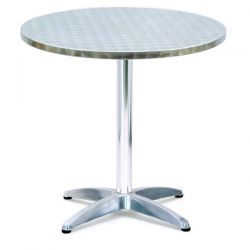 Tavolino In Alluminio E Acciao 70X70 40404D