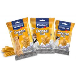 CF. 7 SNACKS DENTAL 3IN1 MISURA M CANI10KG 180GR
