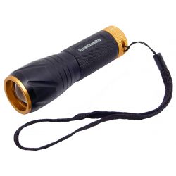Torcia Nero led 5W regolabile (3xAAA non incluse)