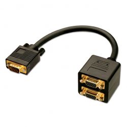 Cavo sdoppiatore da 1 VG M a 2 VGA F