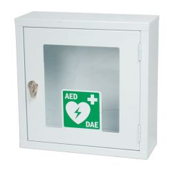 Teca Defibrillatore int. cm 43x43x16 c/allarme