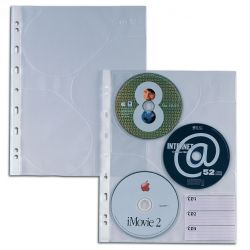 Buste in plastica perforazione universale porta 3 CD Favorit cf.5pz