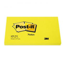 Post-it 3M 655 Neon 76x127 giallo