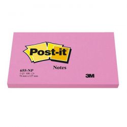 Post-it 3M 655 Neon 76x127 rosa