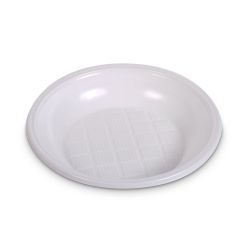 Piatti in plastica fondi 100pz