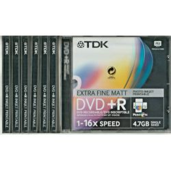 DVD+R TDK 120min. 4,7GB rintable