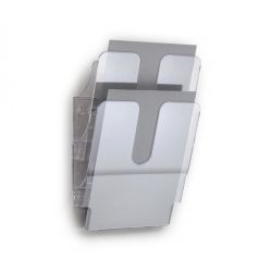 Espositore Flexiplus 2xA4 Durable trasparente