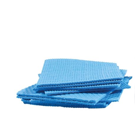 Pannispugna Aquos Perfetto cf.10pz 18x20 azzurro