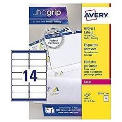 ETICHETTE ULTRAGRIP L7163-15 MM 99,1X38,1