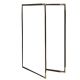 SET 3 PORTA MENU CRYSTAL BR1 SINGOLO PER 2 FOGLI A