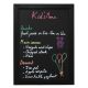 LAVAGNA NERA 60X80CM WOODY SECURIT