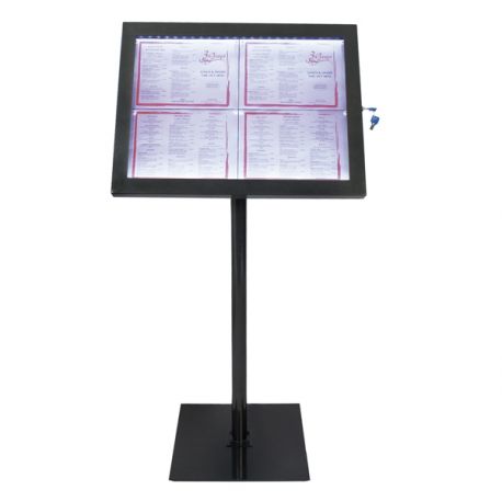 ESPOSITORE A LED 4XA4 PER ESTERNI SECURIT