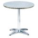 Tavolo alluminio/acciaio diam.70cm h.70 40404D