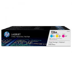 Kit 3 toner HP n.126A colore CP1025 CF341A