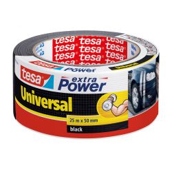 Nastro adesivo Tesa Extra Power 50x25 telato grigio