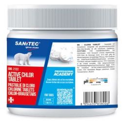 Pastiglie cloro attivo 150pz 500gr Sanitec