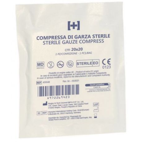 Garza sterile 25 strati 20x20cm