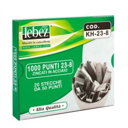 Punti metallici 23/24 da 1000pz