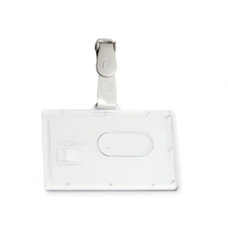 Portanome rigido L460 con clip 6x9cm