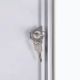 Bacheca anta battente interni 6xA4 71x66cm orizzontale STL