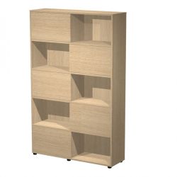 Libreria Tetris 5 ante scorr. 120x35x191h rov/rov