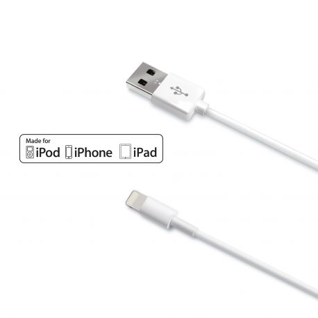 Cavo ricatica/dati USB-A/lightning M/M 1mt