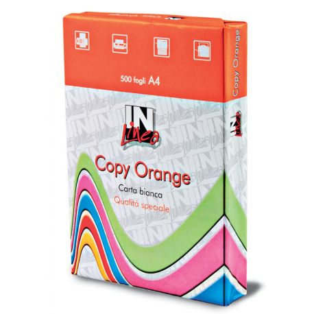 Carta Copy Orange Ecolabel FSC A4 500fg