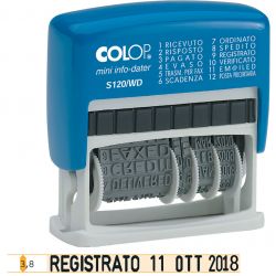 Timbro polinome-datario auto S120WD
