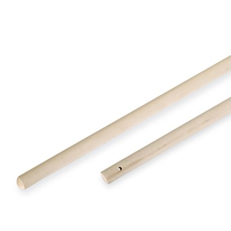 Manico legno 140cm con foro