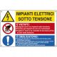 CARTELLO ALL. 50X33,3CM IMPIANTI ELETTRICI