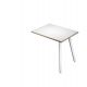 ALLUNGO DX/SX 60X80XH74,4CM SKINNY METAL BI/ BI