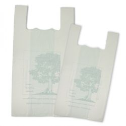 Shoppers 30X60cm 9+9cm 18my Mater-Bi cf.500pz